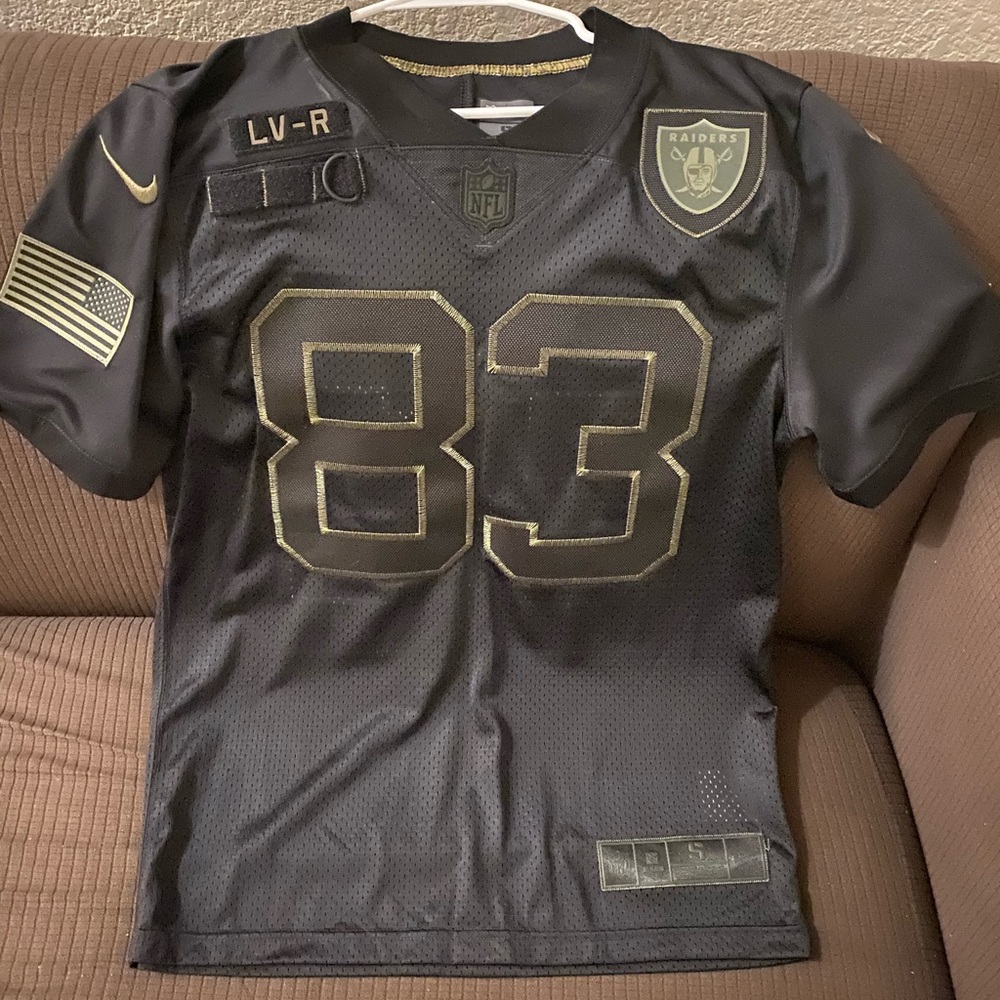 Raiders Small Jersey WALLER Salute Service NEW